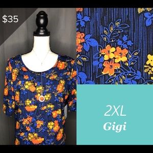 LuLaRoe 2xl GiGi Fitted Tee